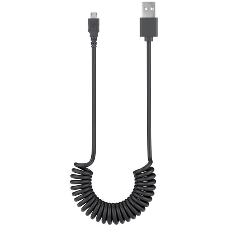 Goobay Android Micro-USB naar USB-A spiraalkabel - 1 meter
