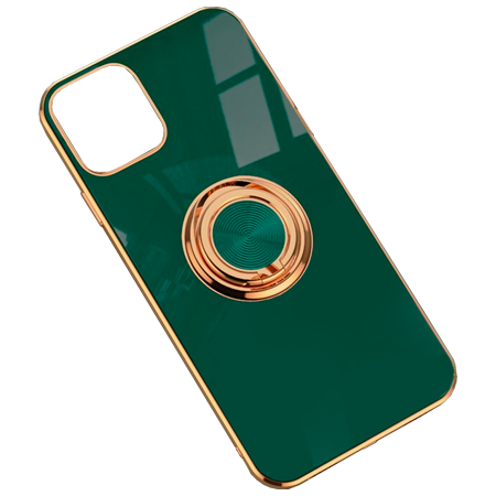 Hybride hoesje met ringhouder iPhone 13 Pro Groen