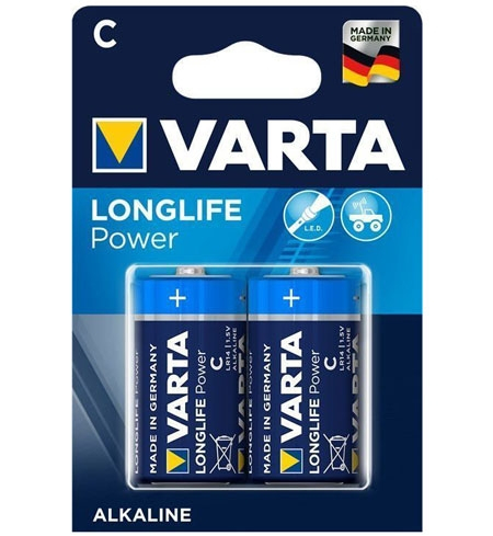 Varta Longlife Power C Batterijen - 2 stuks