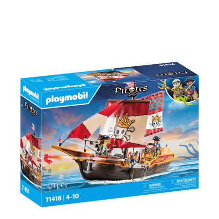 Playmobil Piraat tegen Zeepiraat Schip Speelset - 71418