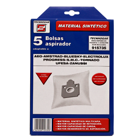 Tecnhogar AEG-Electrolux Stofzuigerzakken - 5 stuks