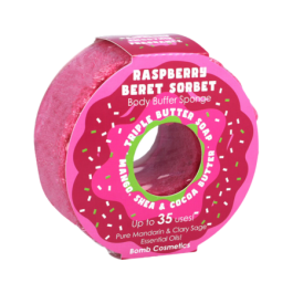 Bomb Cosmetics Framboos Beret Sorbet Body Buffer Spons