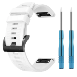 Garmin Fenix 6 Polsband 22 mm Wit