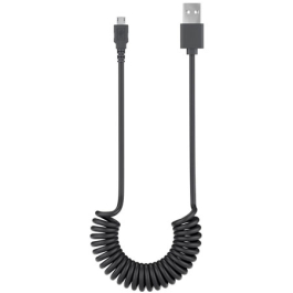 Goobay Android Micro-USB naar USB-A spiraalkabel - 1 meter