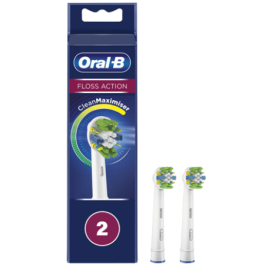 Ora-B Floss Action opzetborstels - 2 stuks