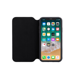 3sixT Slimfolio Flip Cover iPhone X/Xs - Zwart