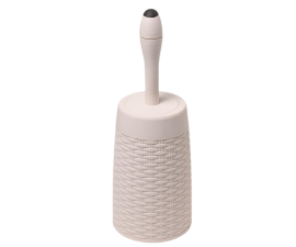 Addis Faux Rotan Toiletborstel - Off White