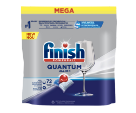 Finish Quantum All in 1 Lemon Vaatwastabletten – 72 stuks