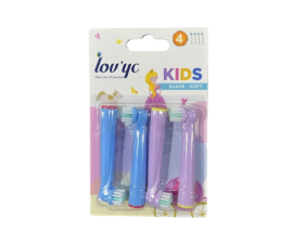 Lov'yc Kids Princess opzetborstels voor elektrische tandenborstel Zacht - 4 stuks