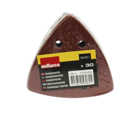 Millarco schuurpapier voor driehoekschuurmachine - 30 stuks