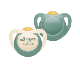 NUK for Nature Baby Aqua Fopspeen 0–6 m – 2 stuks