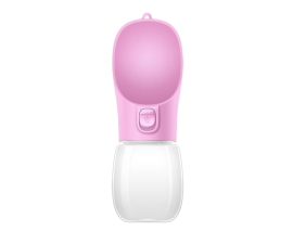 Pet Care Cup draagbare waterfles voor honden Roze