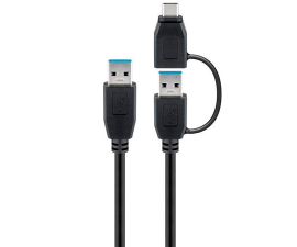 Goobay USB 3.0 kabel USB-A naar USB-C adapter - 1 meter